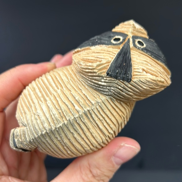 Vintage retired ARTESANIA RINCONADA hand made Racoon figure Made in Ur… - Picture 6 of 7